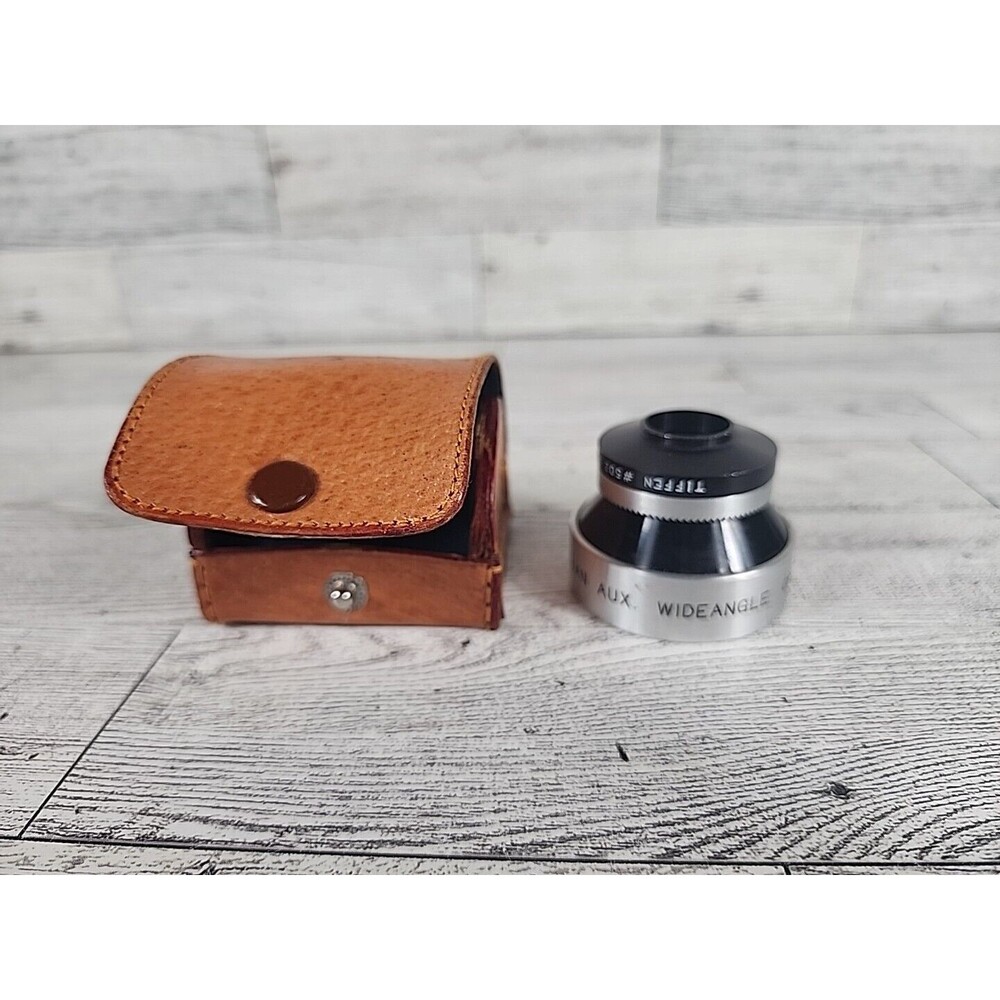 Trojan Aux Wide Angle Lens Coated Model V-W Tiffen 502 Adapter Ring Series